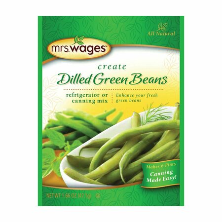 MRS. WAGES DILLED GREEN BEANS MIX W610-J2425